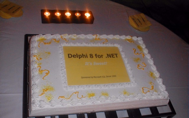 Delphi 8 for .NET... it's Sweet
